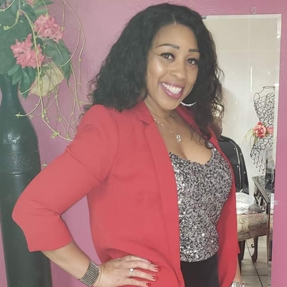 Express sequined tank. Size large and worn once. - Picture 4 of 4